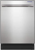 SHARP SDW6757ES Slide-In Dishwasher, Stainless Steel Finish, 24" Wide, Soil Sensors, Premium White LED Interior Lighting, Smooth Glide Rails, Heated Dry Option, Responsive Wash Cycles, Power Wash Zone-Ruum Studio Home