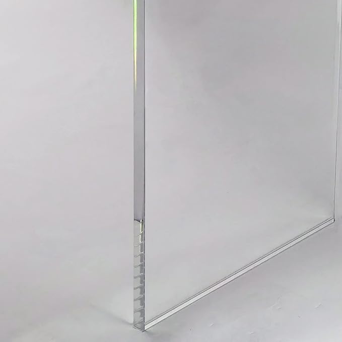 Acrylic Console Table, 37.5” L Thick Modern Entryway Table for Hallway, Living Room, Clear Acrylic Desk, 37.5” W x 29.25” H x 15.25” D, 220LBS Weight Capacity.-Ruum Studio Home