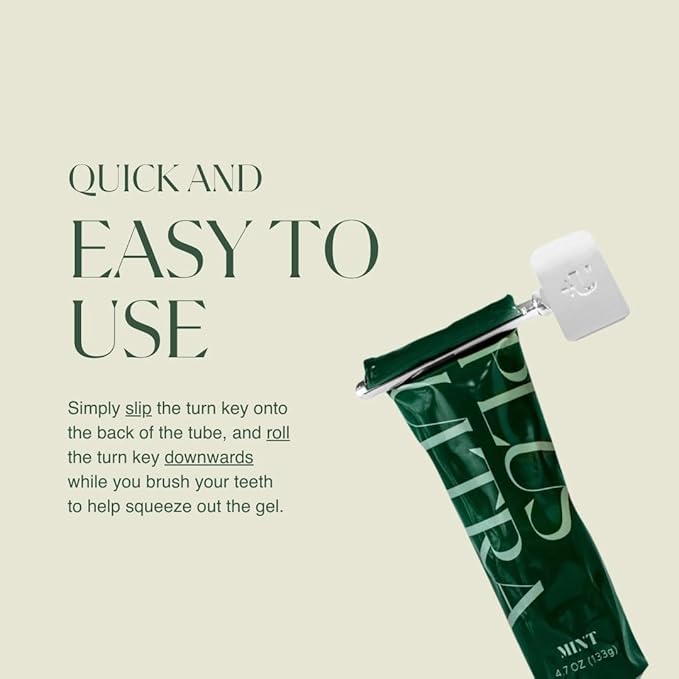 Toothpaste Turn Key Metal Tube Squeezer | Maximize Toothpaste, Creams, Paint, Makeup & Beyond | Easy-to-Use Roller Tool for Savings & Convenience | Plus Ultra-Ruum Studio Home