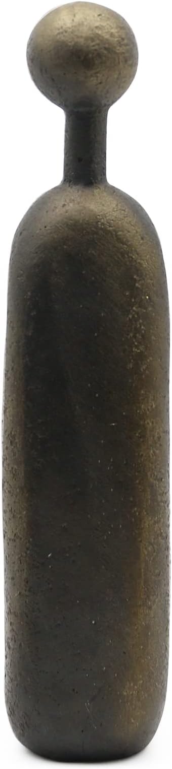 Lukitas Thinker Decorative Bookends, Non-Slip Book Holder, Book Ends for Shelves Living Room Office Home Decor, Resin, 1Pair/2Piece 9''-Ruum Studio Home