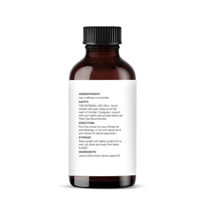 Majestic Pure Lemon Essential Oil with Glass Dropper - 1 Fl Oz - 100% Pure and Natural Lemon Oil - Premium Grade Essential Oils for Diffuser, Aromatherapy, Soap and Candle Making-Ruum Studio Home