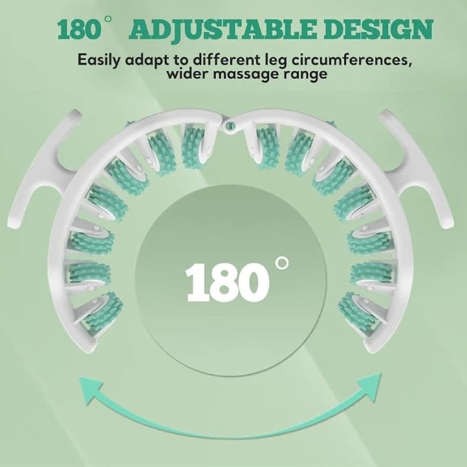 Cellulite Roller for Legs and Arms 2025 New, with Two Removable Handle Design, 360° Anti-Celluliteleg Roller Cellulite Fascia Massage Roller, Deep Tissue Massage Tool for Fat Deposits Reduction Green-Ruum Studio Home