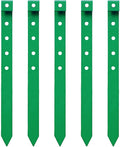 60Pcs Metal Garden Landscape Edging Stakes, Green,10in anchoring Stakes Landscape Anchoring Spikes for Terrace Board,Garden Liner, Landscape Edging Coil,Bender Board,Grass Barrier-Ruum Studio Home