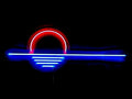 LED Decorative Lights USB Mountains Sunrise Sunset Led Neon Signs Home Decoration Wall Art Holiday Gift Brightness Adjustable 16.5''x9.5''-Ruum Studio Home