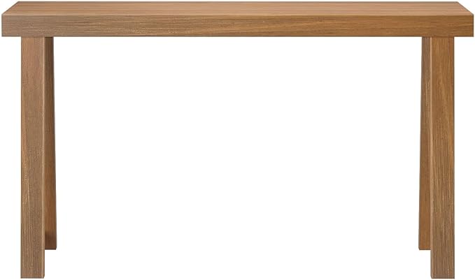Plank+Beam Solid Wood Console Table, 56 Inch, Sofa Table, Narrow Entryway Table for Hallway, Behind The Couch, Living Room, Foyer, Easy Assembly, Pecan-Ruum Studio Home