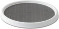 Copco Basics Non-Skid Pantry Cabinet Lazy Susan Turntable, 12-Inch, White/Gray, 1 Count (Pack of 1)-Ruum Studio Home