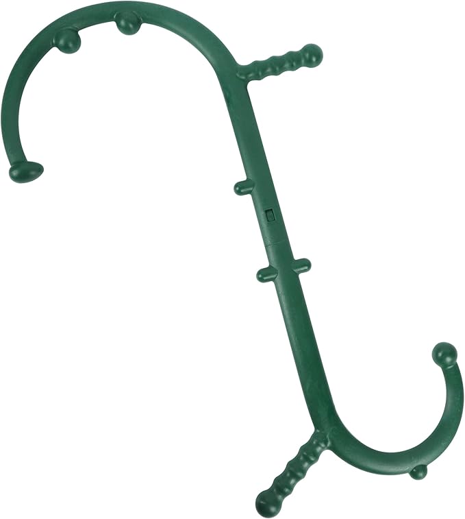 Massage Trigger Point Cane, Body Deep Tissue, Handheld Back, Neck, Shoulder, Leg and Feet Massager Rod, Muscle Release Tool Self Massage Hook Cane for Women & Men, Green-Ruum Studio Home