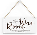 Rustic War Room Decor Christian Decor Bible Verse Wood Decor Sign Regalos Cristianos Para Mujer Scripture Printed Wood Sign Wall Art Religious Gifts Faith Based Gifts-Ruum Studio Home