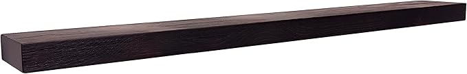 joelsantiques 72 Inch Wooden Floating Shelves for Wall - 72x6x2 in - Made of Natural Wood - Long Heavy Duty Rustic Wall Shelves for Bedroom - Perfect for Living Room, Kitchen - Mocha-Ruum Studio Home