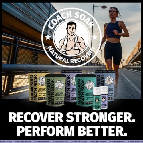 3 Pack Bundle: Coach Soak Recovery Bath Soak, Epsom Salt Bulk, Bath Salts Bulk, 3 Pack Bundle, Total of 9 Pounds (Eucalyptus, Lavender, Citrus)-Ruum Studio Home