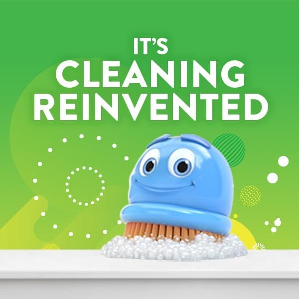 Scrubbing Bubbles Fresh Gel Toilet Bowl Cleaning Stamps, Helps Keep Toilet Clean and Helps Prevent Limescale & Rings, Rainshower Scent, 1 Dispenser with 24 Fresh Gel Stamps-Ruum Studio Home