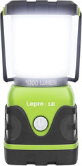 LE 1000LM Battery Powered LED Camping Lantern, Waterproof Tent Light with 4 Light Modes, Camping Essentials, Portable Lantern Flashlight for Camping, Emergency Light, Power Outages, Not Rechargeable-Ruum Studio Home