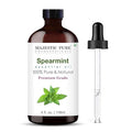Majestic Pure Spearmint Essential Oil with Glass Dropper - Huge 4 Fl Oz - 100% Pure and Natural Spearmint Oil - Premium Grade Essential Oils for Diffuser, Aromatherapy, Soap and Candle Making-Ruum Studio Home