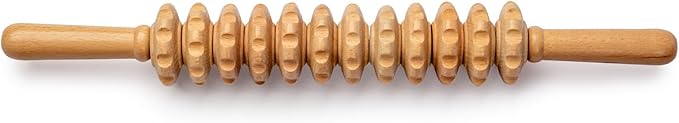 Beech Wood Body Massage Roller - Anti Cellulite Therapy Tools for Body Shaping-Ruum Studio Home