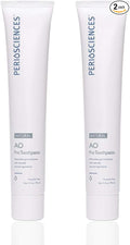 PerioSciences AO Pro Natural Toothpaste with Nano Hydroxyapatite, Remineralizing, Fluoride Free, SLS Free, Gluten Free 3 fl oz / 90ml - Pack of 2-Ruum Studio Home