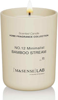 M&SENSE Natural Soy Candle| Bamboo Stream | 8.82 oz, 50H Burn | Minimalist Scented Candle for Relaxation, Gifting, Home Décor | for Bedroom, Office, Party Medium-Ruum Studio Home