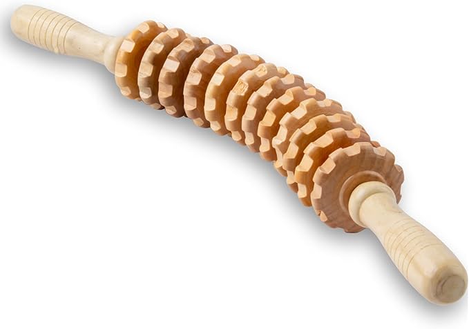 Wood Therapy Massage Roller (C)-Ruum Studio Home