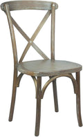 EMMA + OLIVER 2-Pack Medium with White Grain X-Back Chair-Ruum Studio Home