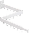 Clothes Drying Rack Wall Mounted,Drying Rack Clothing,Laundry Drying Rack Wall Mount,Collapsible Drying Racks for Laundry,Retractable,Foldable,Clothes Hanger Rack,Clothes Dryer Rack,White Color-Ruum Studio Home