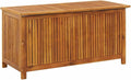 vidaXL Outdoor Storage Box - Wooden Deck Cabinet for Patio/Garden with Water-Resistant Lining, Farmhouse Style-Ruum Studio Home