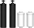 AQUACREST NSF/ANSI 42&372 Standard Water Filter, Replacement for Berkey® Gravity Water Filter System, Berkey® BB9-2® Black Filters & PF-2® Fluoride Filters-Ruum Studio Home