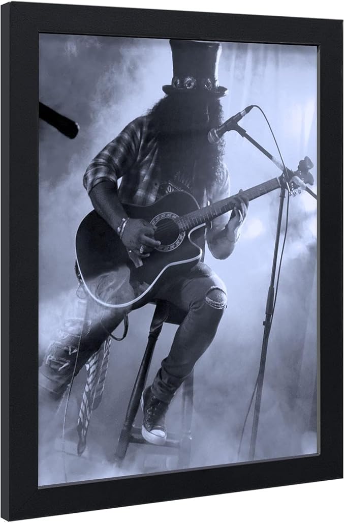 VCK 24x36 Solid Wood Poster Frames Black 3 Pack Picture Frame with Wall Mounting Hanging-Ruum Studio Home