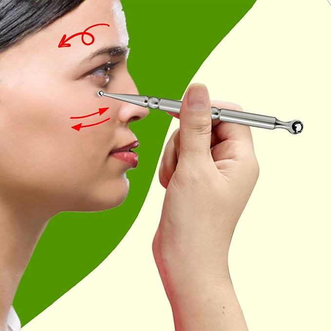 BYYDDIY Stainless Steel Dual Head Facial Reflexology Tool Set-Ruum Studio Home