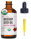 Kate Blanc Cosmetics Rosehip Oil for Face & Softer Glowing Skin (1oz, Organic, Pure, Cold Pressed) Rosehip Seed Face Oil for Facial & Gua Sha Massage-Ruum Studio Home