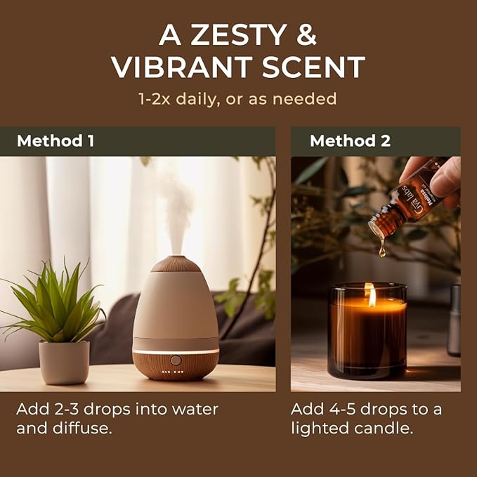 Gya Labs Melissa Essential Oil - 0.34 Fl Oz - 100% Pure Natural Melissa Oil for Candle Making Scent-Ruum Studio Home