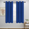 Easy-Going Blackout Curtains for Bedroom, Solid Thermal Insulated Grommet and Noise Reduction Window Drapes, Room Darkening Curtains for Living Room, 2 Panels(46x63 in, Classic Blue)-Ruum Studio Home