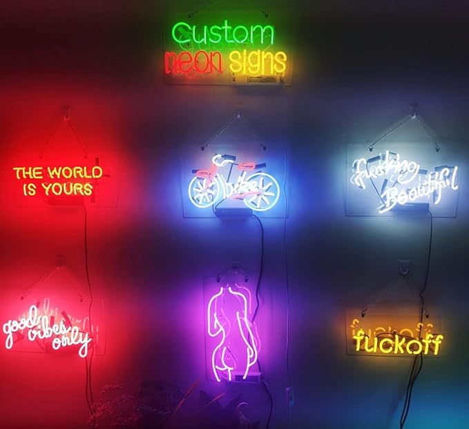 Neon Signs Beer Bar Bedroom Light Compatible For Corona Extra Crown Tree Glass Neon Signs for Office Hotel Pub Cafe Birthday Party Man Cave Neon Light Art Wall Lights 24 X 20 Inches-Ruum Studio Home