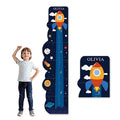 Personalized Name Growth Chart for Wall, Rocket Wood Height Chart for Kids, Height Measurement for Wall, Boy Girls Height Wall Chart Growth Measuring Ruler, Toddler Playroom Decor-Ruum Studio Home