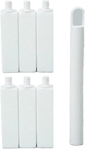 Pumice Stone Toilet Bowl Cleaner | Long Handle & Eco-friendly Screw-on Pumice Stones | Scouring Stick for Toilet Cleaning, Stain Removal on Toilets, Grills, Tiles, Grout & Pools | 6 Pack-Ruum Studio Home
