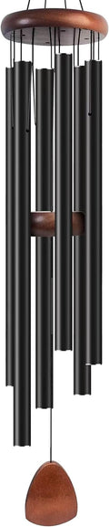 Wind Chime for Outside Deep Tone, 45 inch Large Wind Chimes, 6 Heavy Duty Tubes Aluminium Metal Extra Large Wind Chimes, Decoration for Garden, Patio, Yard, Gift for Mother's Day-Ruum Studio Home