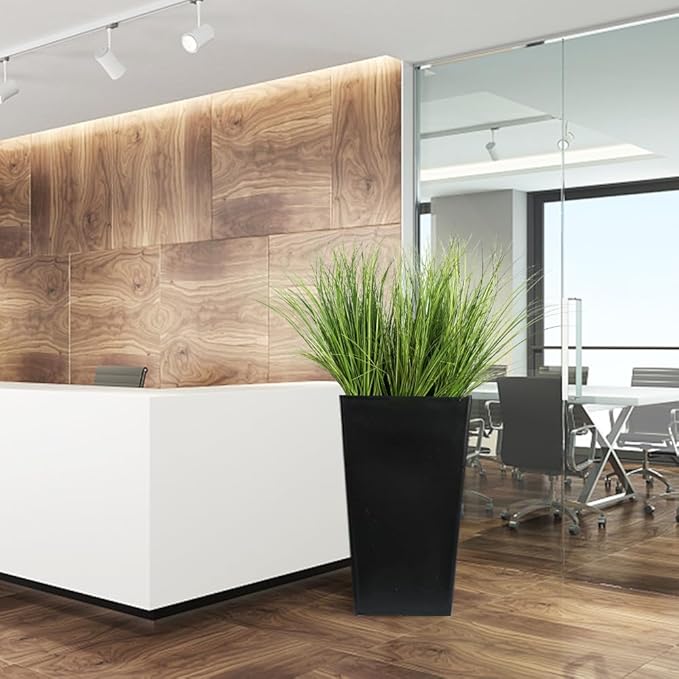 Melorca&Guilla Artificial Plants 6PCS 25.5“ Fake Tall Onion Grass,Faux Grass Plant,Artificial Grass Greenery Shrubs Bushes for Garden Porch Window Box Shop Office Home Décor-Ruum Studio Home