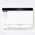 Bliss Collections Monthly Planning Pad, To Do List Notebook - Undated Tear-Off Sheets Notepad - Work Calendar, Organizer, Scheduler for Goals, Tasks - Get Stuff Done, 12" x 18", 18 Sheets-Ruum Studio Home