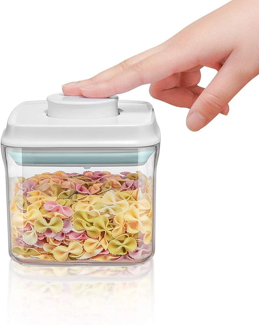 BopTop (1pc - 500ml) Airtight Food Storage Container – Mechanical Silicone Seal Canister - BPA-Free - 0.5Qt-Ruum Studio Home