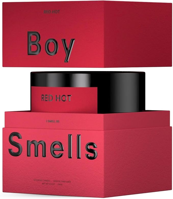 Boy Smells - Ash Scented Candles for Men and Women - 8.5 oz - Soy, Coconut Wax Candle Blend - Aromatic Candles for Home with Black Charcoal, Rare Woods and Clove - 50-Hour Burn - Cotton Wick-Ruum Studio Home