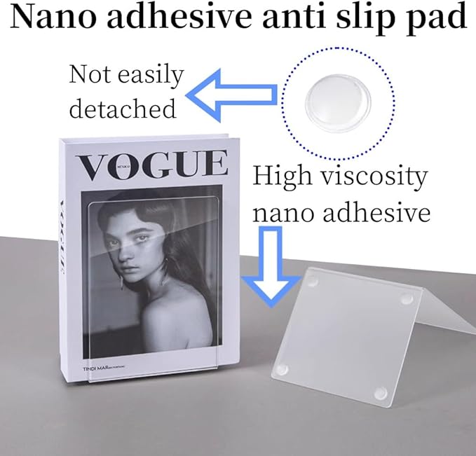 Lulonpon 8 Pieces Book Ends, Bookends, Books Stand, Books Stoppper, Clear Bookend for Shelves, Acrylic Book Ends for School, Library, Desktop Organizer ﻿-Ruum Studio Home