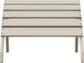 WestinTrends Dylan Outdoor Patio HDPE Adirondack Ottoman Footrest, Sand-Ruum Studio Home