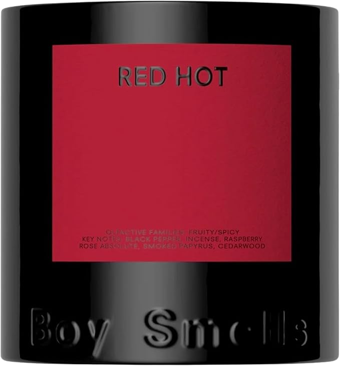 Boy Smells - Ash Scented Candles for Men and Women - 8.5 oz - Soy, Coconut Wax Candle Blend - Aromatic Candles for Home with Black Charcoal, Rare Woods and Clove - 50-Hour Burn - Cotton Wick-Ruum Studio Home
