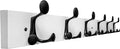 SKOLOO 36-Inch White Wood Coat Rack Wall Mount with 6 Triple Hooks - Ideal for Family Entrances, Classrooms, and Pet Supplies Storage - Perfect Coat Hooks for Wall-Ruum Studio Home