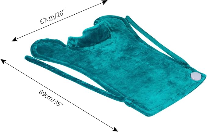 Ruqiji 26" x 35" Neck&Shoulder&Back Heating Pad with12 Temperature Settings, Pain Relief for Back/Neck/Shoulders/Menstrual Pain, Christmas Gifts for Women Men Mom Dad-Light Teal-Ruum Studio Home