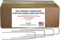 Pinnacle Mercantile USA Made 450 Pack Garden Landscape Staples Weed Barrier Fabric Stakes Galvanized 6 inch Pins Anti Rust Sod Staple 11 Gauge Steel-Ruum Studio Home