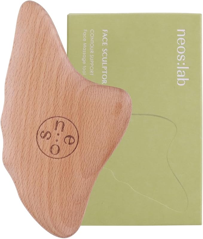 Face Sculptor - Beech Wood Massage Tool, Portable & Lightweight Scraping Tools, Wood Gua Sha, Relieve Tensed Muscle, Lymphatic Massage to Help Face & Body Circulation-Ruum Studio Home