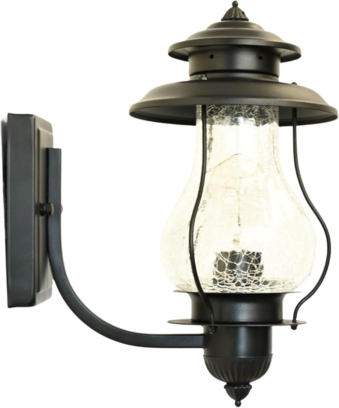 Muskoka Lifestyle Products Outdoor Weatherproof Wall Sconce Lantern, Rustic Porch Light Fixture, Farmhouse Wall Sconce Entryway Light-Ruum Studio Home