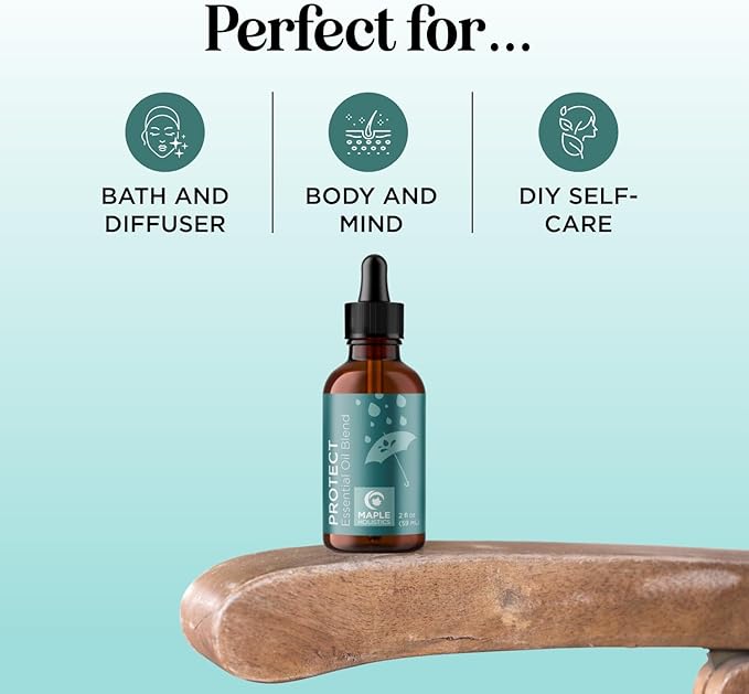 Thieves Myth Pure Essential Oil Blend - Purification Essential Oil Blend for Diffuser of Undiluted Cinnamon Eucalyptus Lemon Rosemary and Clove - Cleansing Aromatherapy Diffuser Oil 2oz-Ruum Studio Home