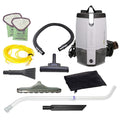 ProTeam Commercial Backpack Vacuum Cleaner, ProVac FS 6 Vacuum Backpack with HEPA Media Filtration and Residential Cleaning Service Kit, 6 Quart, Corded-Ruum Studio Home