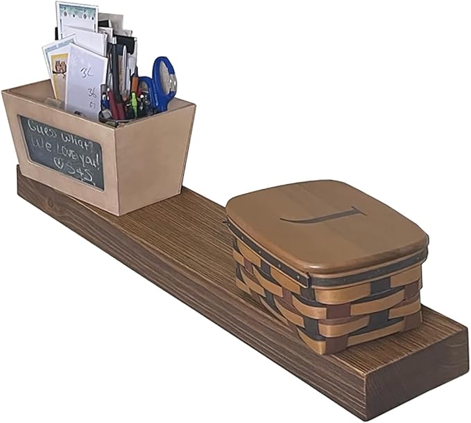 joelsantiques 36 Inch Wooden Floating Shelves for Wall - 36x6x2 in - Made of Natural Wood - Long Heavy Duty Rustic Wall Shelves for Bedroom - Perfect for Living Room, Kitchen - Medium Brown-Ruum Studio Home