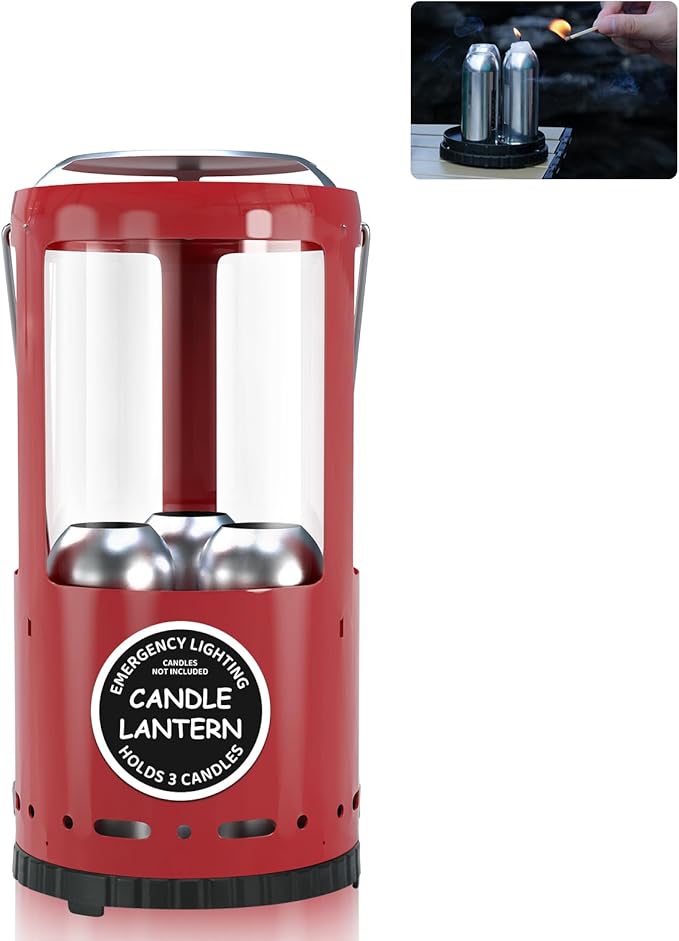 Candle Lantern, Camping Gear for Campers Use, Without Candles-Ruum Studio Home